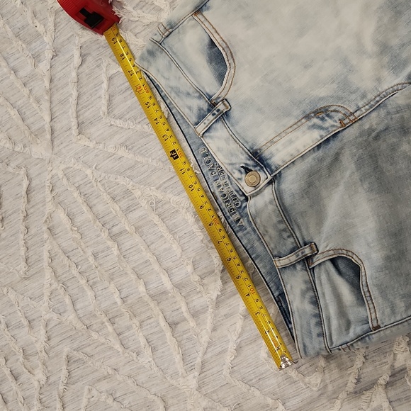 Lightwash, stonewash American eagle jeggings size 16! - Picture 7 of 10